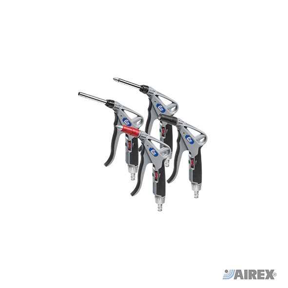 Pistola professionale Cejn serie 210 Multiflow con ugello regolabile per flussi d'aria e acqua. AIREX