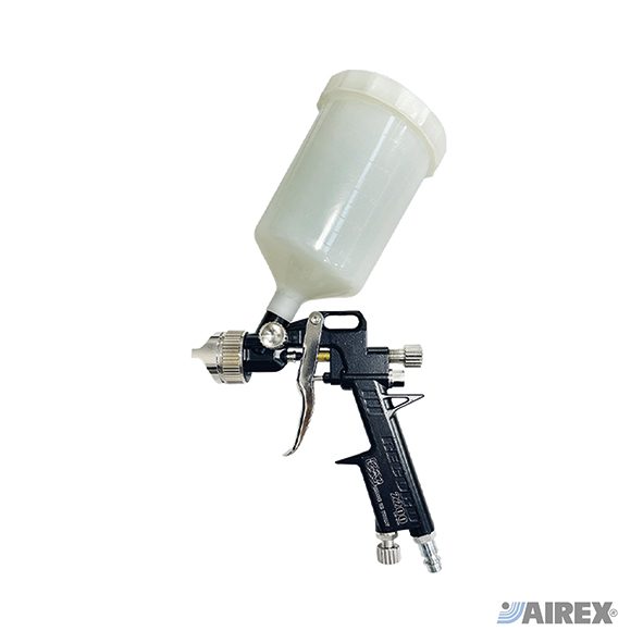 Aerografo serie professionale alta qualità con serbatoio superiore in nylon. AIREX