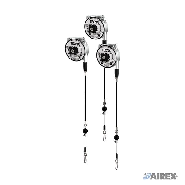 Bilanciatori Tecna Bowden Retractor con corsa 1600mm e portata 2/3Kg. AIREX
