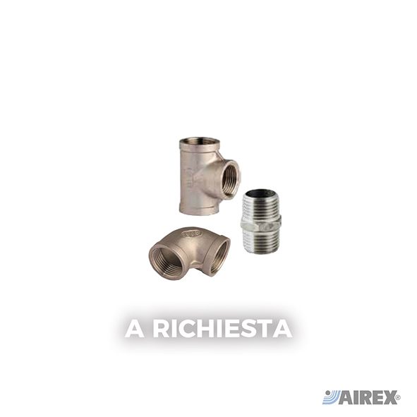 Raccorderia a bassa pressione 150LBS in versione compatta per installazioni tecniche in spazi angusti. AIREX
